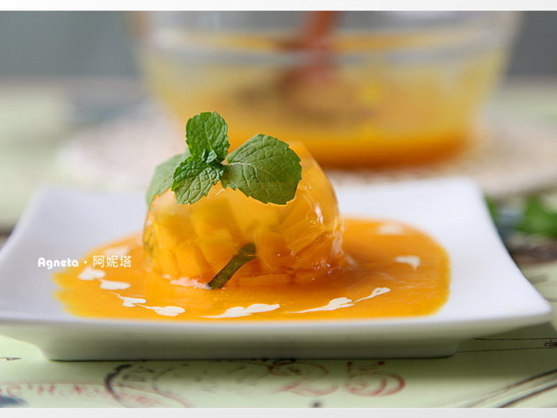 [������?Sweet] â����ƶ���Sake Jelly w/Fresh Mango��������
