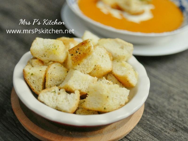 法式香蒜吐司粒 Crouton的做法