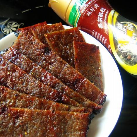 黑椒蜜汁猪肉脯的做法