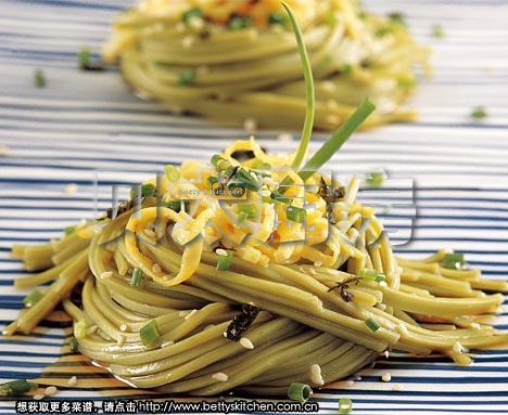 日式海苔凉面的做法