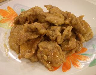 柠檬熘里肌的做法