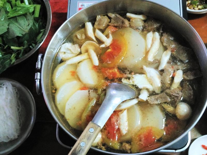 野菜牛肉锅的做法