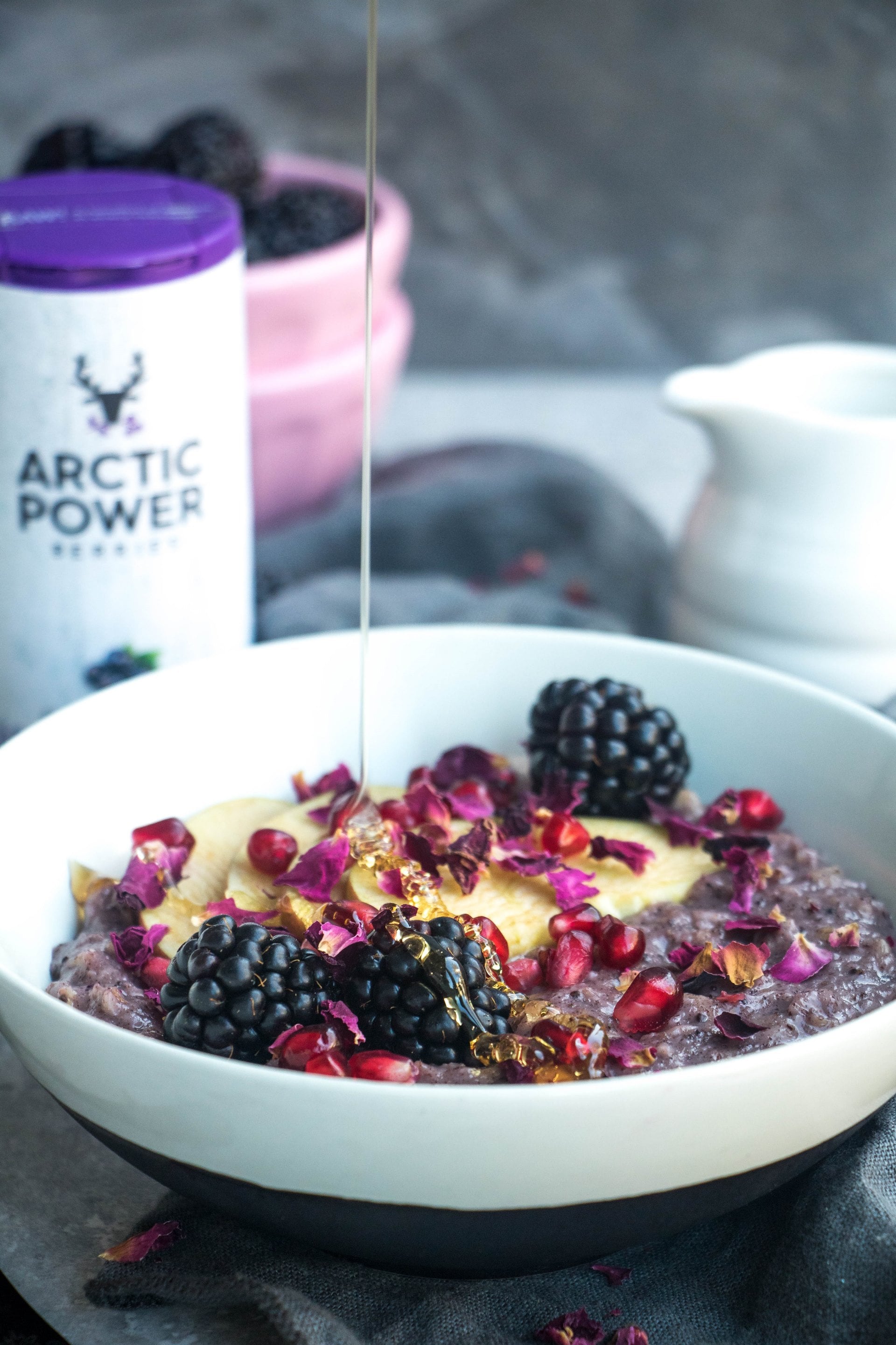 苹果&黑醋栗燕麦粥的做法