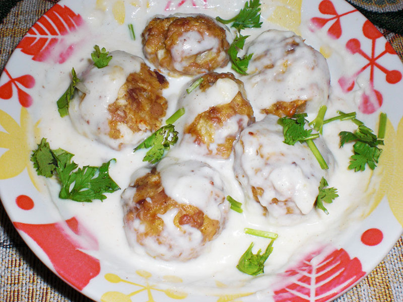 肉丸奶油白酱的做法