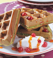 抹茶松饼的做法