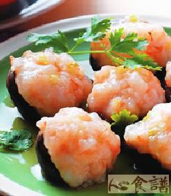 香菇镶虾浆的做法