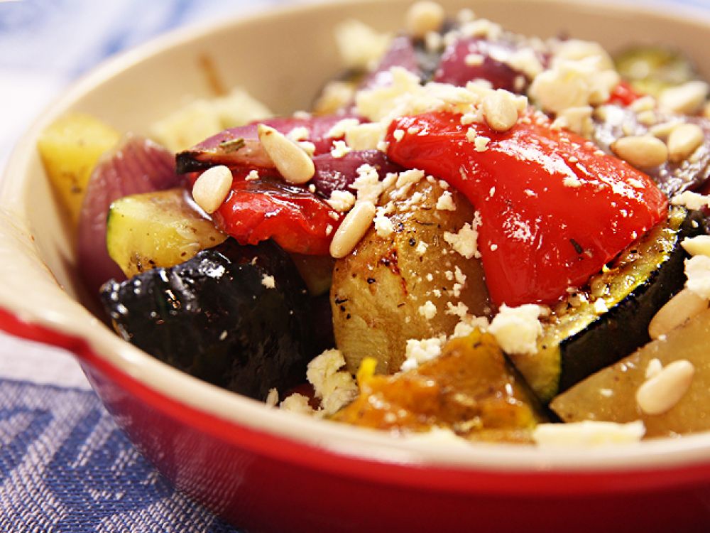 香草焗杂菜沙律的做法