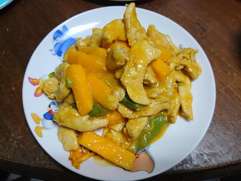 肉桂芒果鸡柳的做法