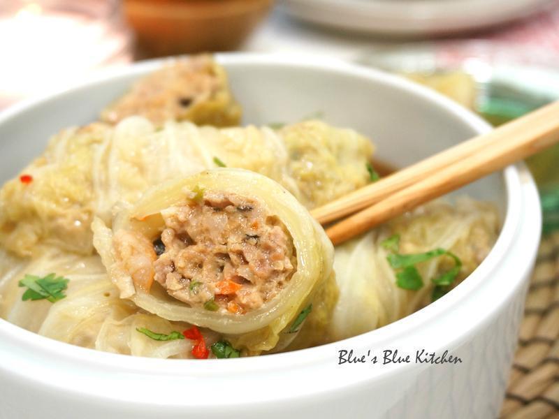 卷起一年丰收的鲜美滋味-蚝油白菜鲜味卷的做法