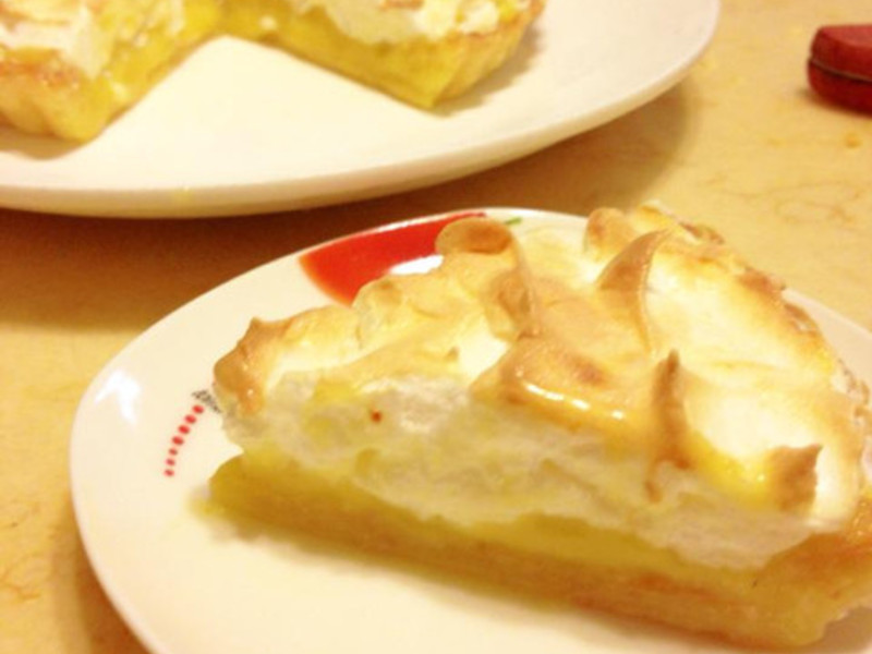 酸不溜丢柠檬蛋白霜派的做法