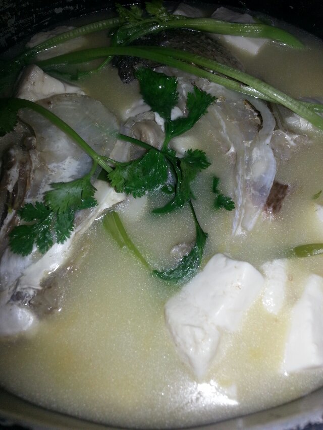 奶汤鱼头的做法