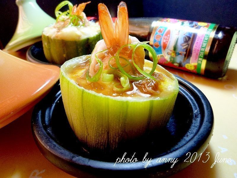 蠔香丝瓜炊蛋的做法