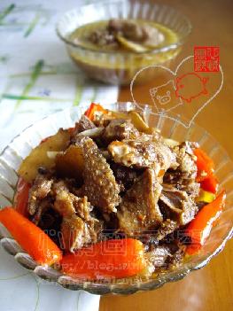 红烧土鸭&老姜煨鸭~的做法