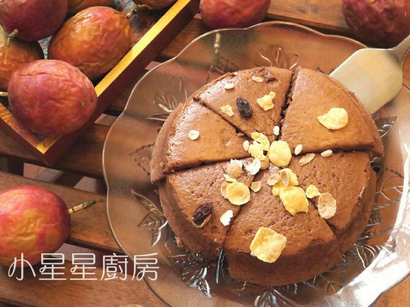 百香果淡巧克力棉花蛋糕的做法