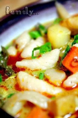 美味的什锦麻食(猫耳朵)的做法