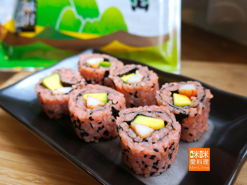 Mimi?红曲加州卷寿司【元本山海苔】的做法