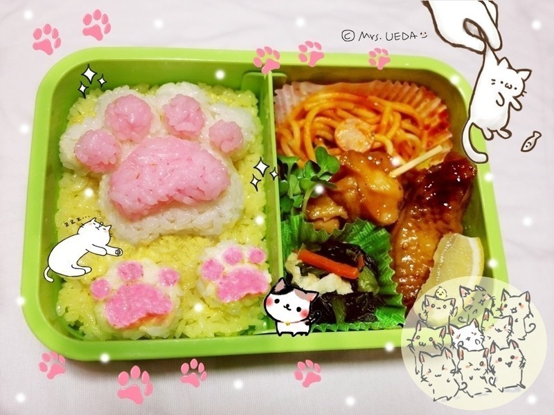 便当?(猫猫肉球篇)的做法