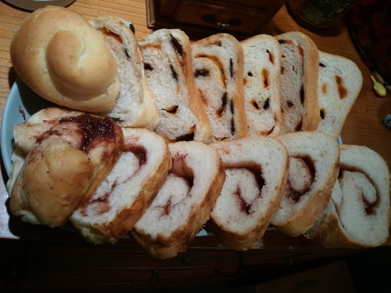 双口味土司面包Panasonic制面包机的做法