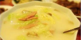 奶汤白菜的做法