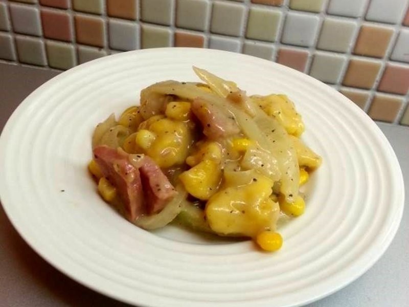 培根白酱南瓜面疙瘩的做法