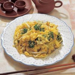 韭芽笋丝炒蛋的做法