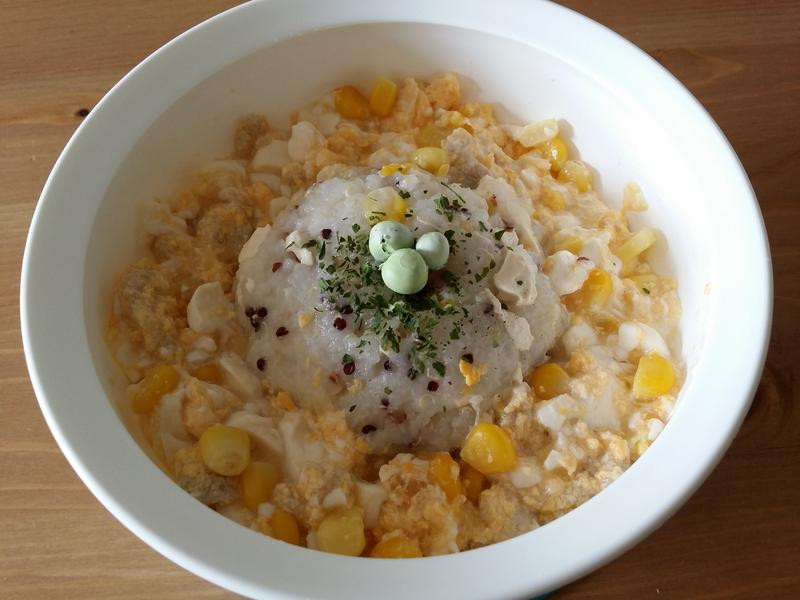 豆腐玉米肉粒拌饭的做法