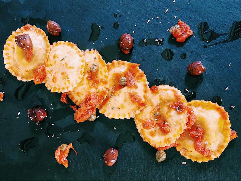 烟花女番茄起司蛋面饺的做法