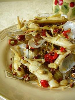 麻辣蛏子的做法