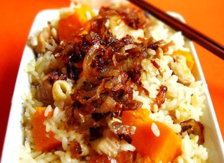 红葱酥糯米鸡饭的做法