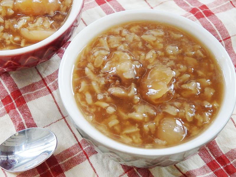 秋日暖暖桂圆粥的做法