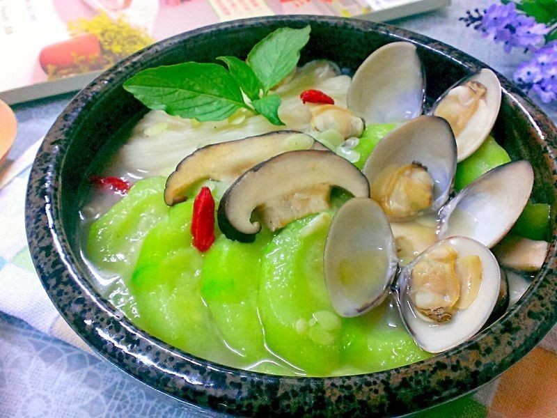 家常丝瓜面线的做法