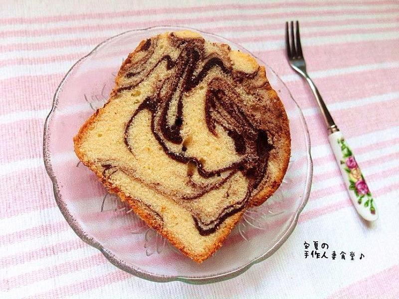 大理石奶油磅蛋糕的做法