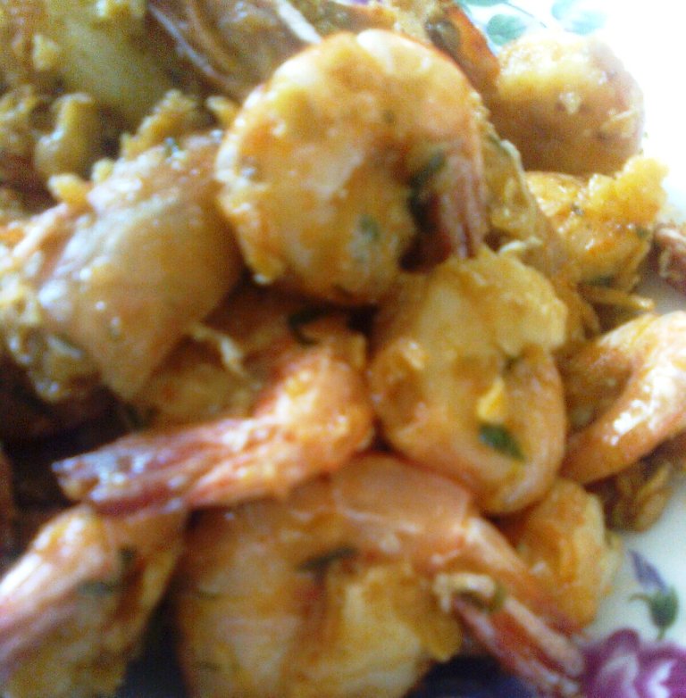 金砂虾(炒咸蛋虾)的做法