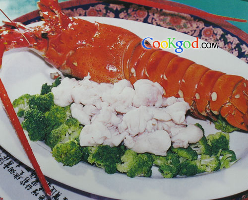 蓝花龙虾的做法