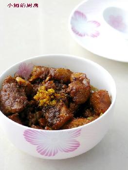 桂花红烧排骨的做法
