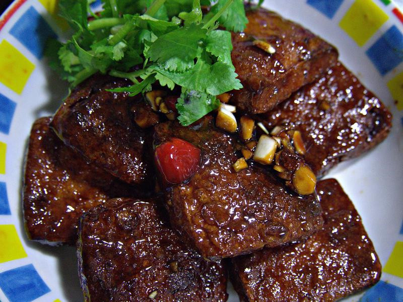 懒人料理蒜香小豆干的做法