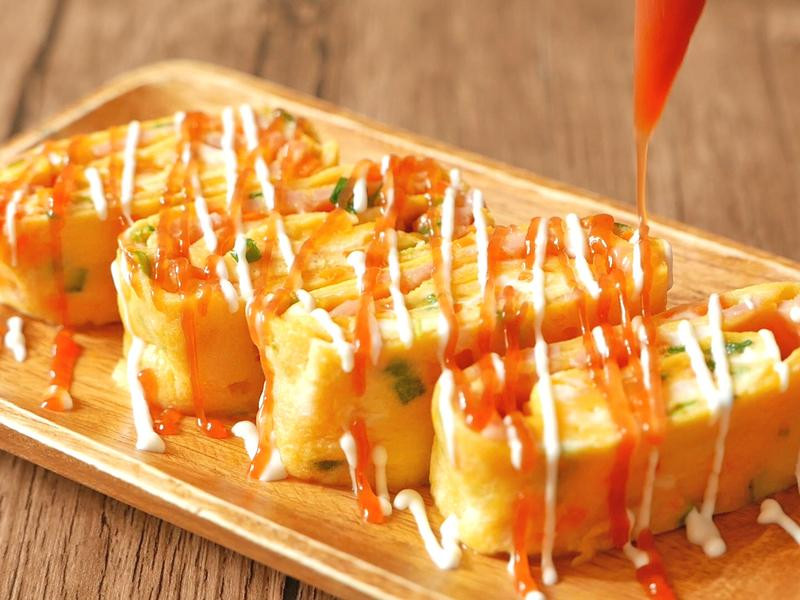 韩式煎蛋卷的做法