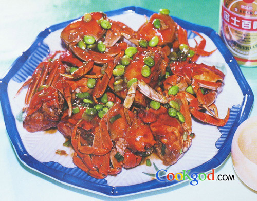 油酱毛蟹的做法