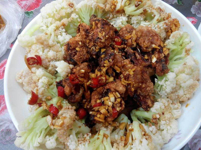 椰香炸花枝的做法