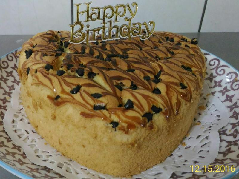 巧克力豆蜂蜜牛奶蛋糕的做法