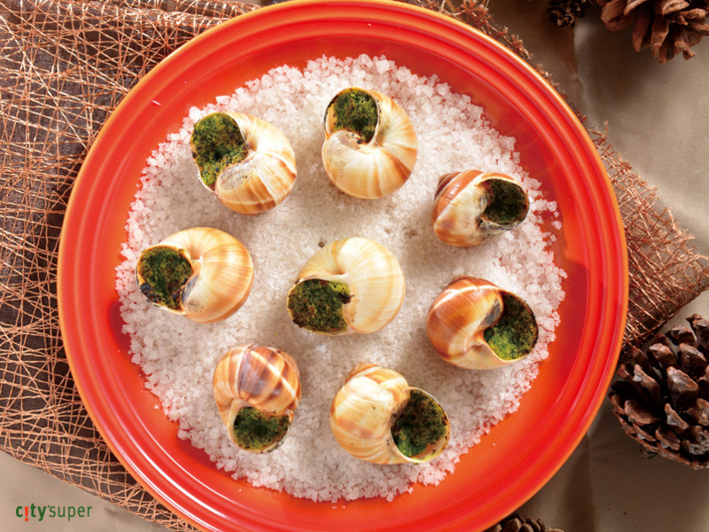 【欧洲圣诞飨宴】勃根地风味烤田螺的做法