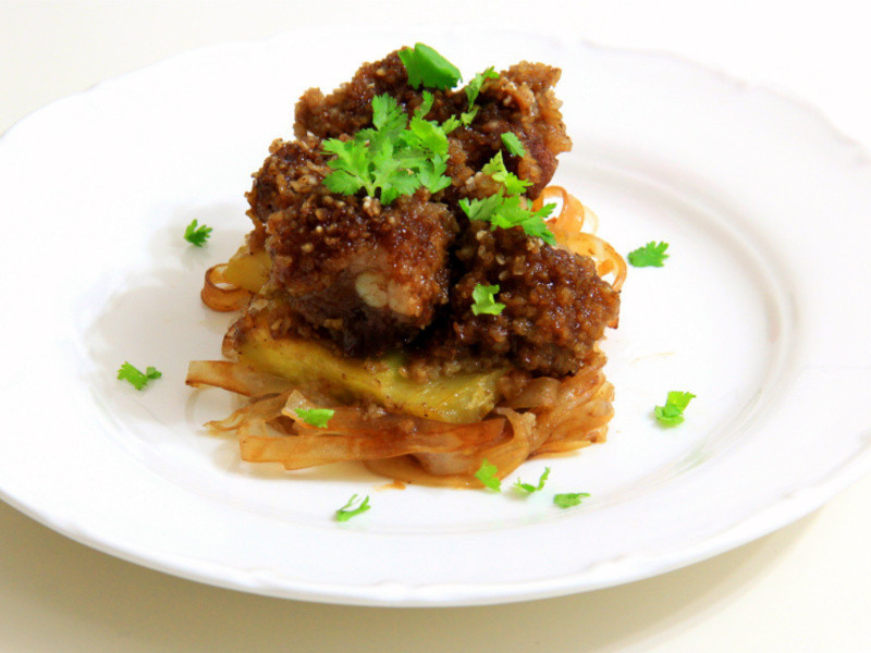 粉蒸软骨的做法