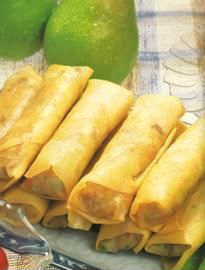 炸糯米卷的做法