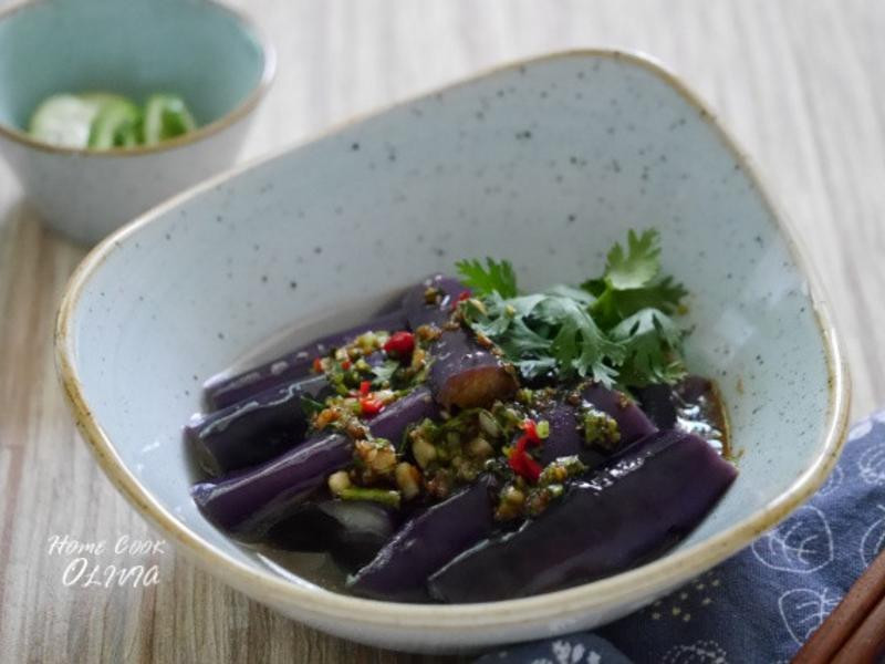 凉拌紫茄的做法