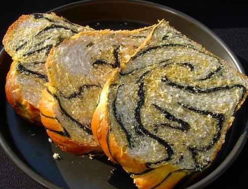 虎纹土司的做法