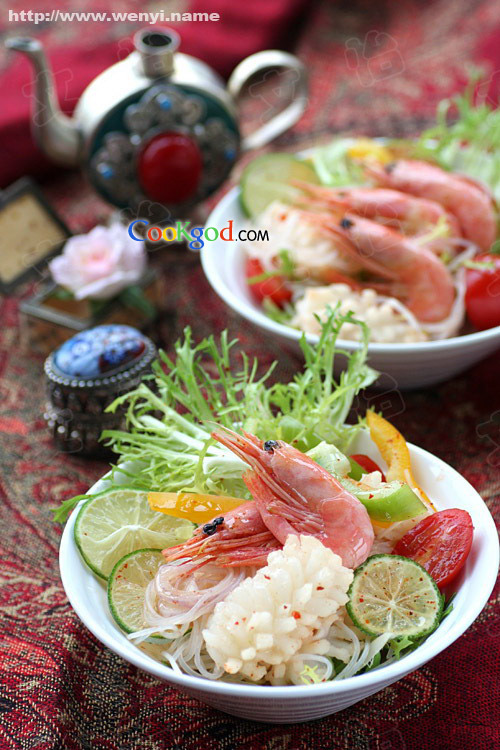 泰式海鲜沙拉的做法