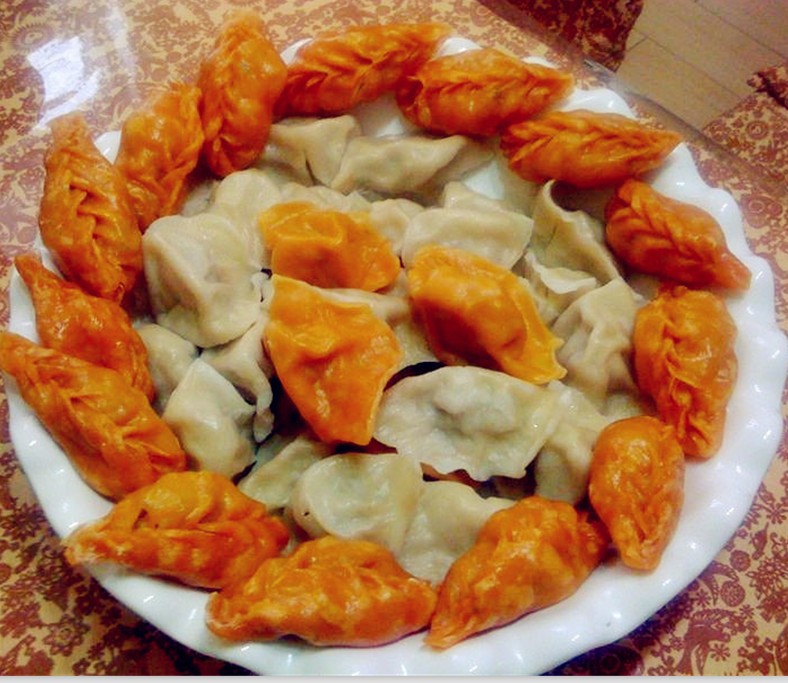 蒸麦穗和猪肉芹菜水饺----初五饺子---年俗破五的做法