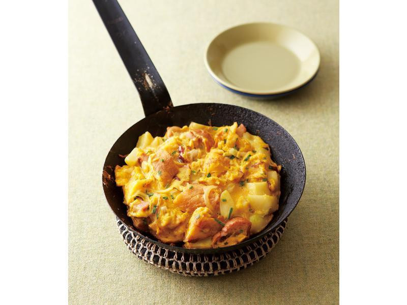 棍子面包西班牙烘蛋的做法