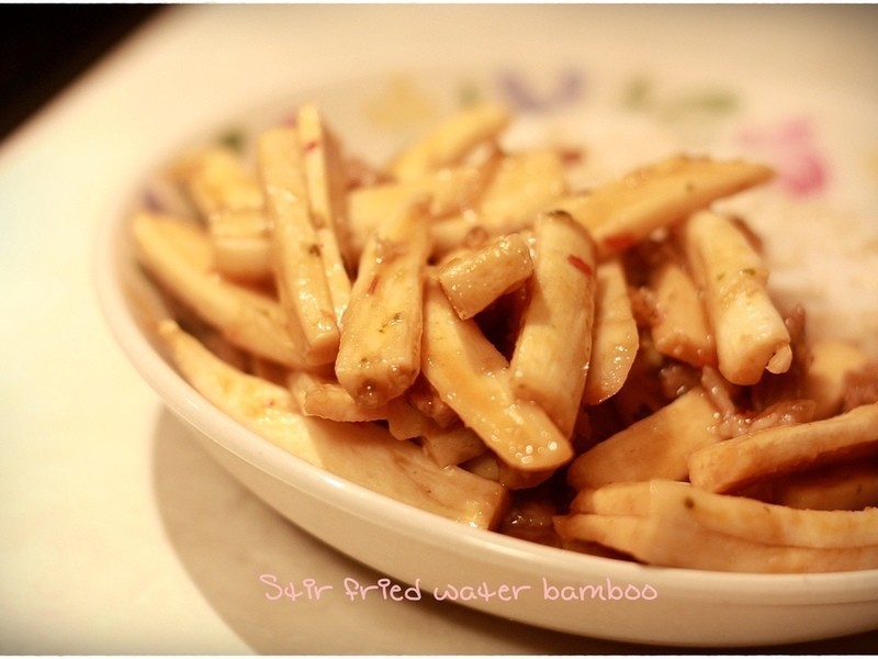 ������������ĩ���� Stir fried water bamboo������