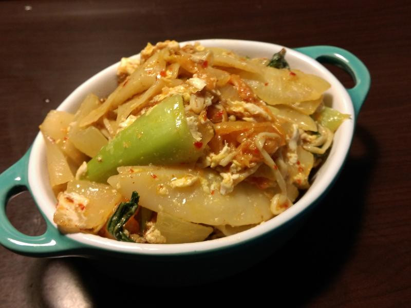 当泡菜遇上水饺皮的做法